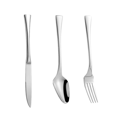 

3pcs/set High-end Luxury Western Style Stainless Steel Flatware Set Good Quality Solid Dinnerware Utensils with Storage Box