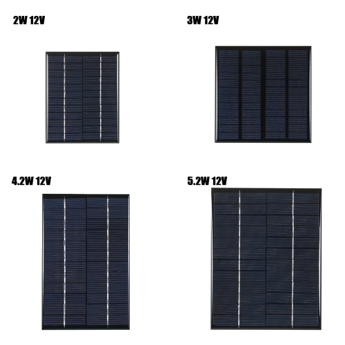 

2W 12V Polycrystalline Silicon Solar Panel Solar Cell for DIY Power Charger