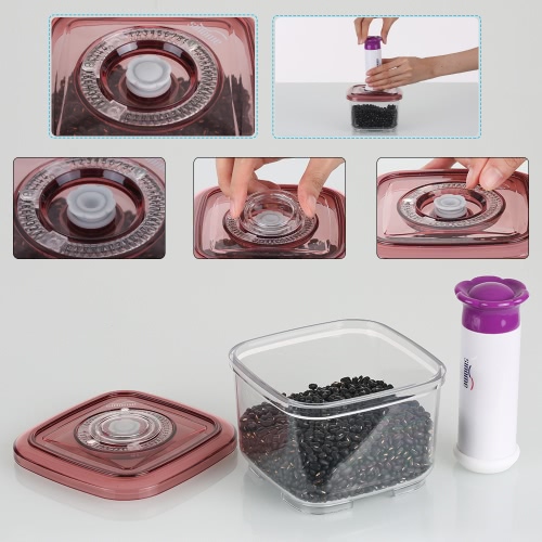 Sinome 0.7L Vakuum-Aufbewahrungsbehälter Lebensmittel