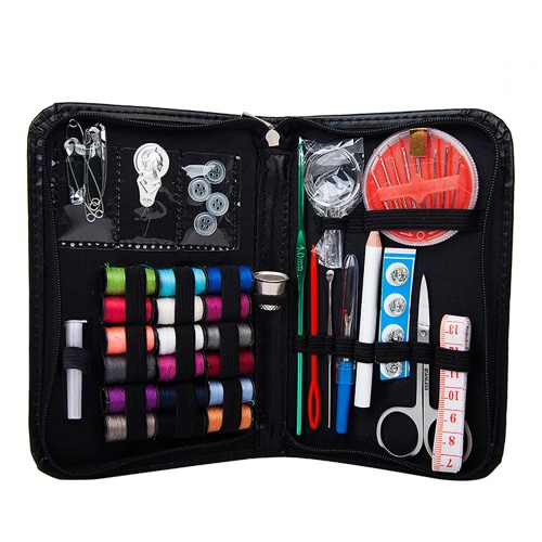 

Home Use Travel 40Pcs Sewing Kit Accessories Cross Stitch Needle Multifunction Portable Storage Box Crochet Tools Hooks Knitting C