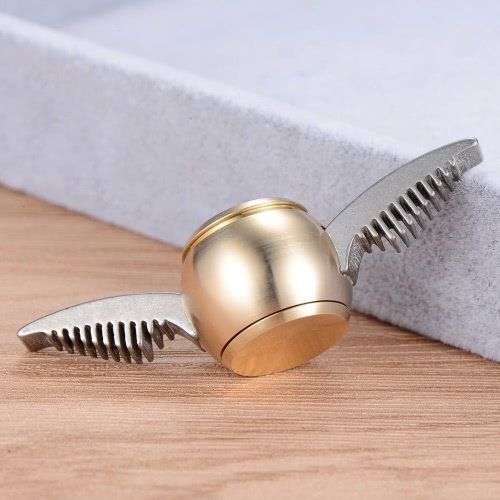 

Ручная игрушка Spinner Copper Quidditch Snitch Fidget Cube Высокоскоростной подшипник для снижения напряжения EDC Focus облегчает тревогу ADHD для взрослых детей