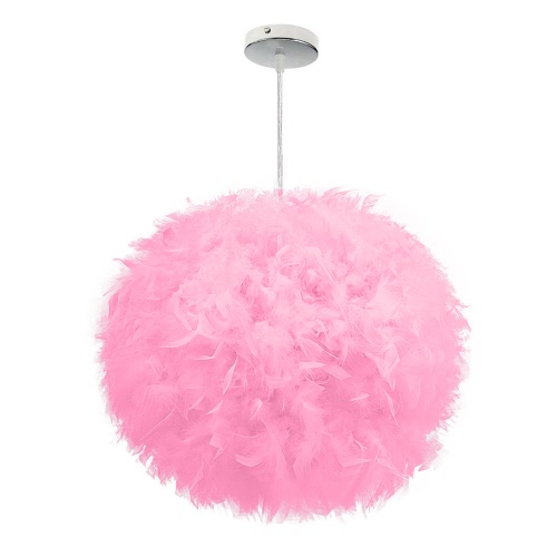 Lampe à boule en plumes Droplight