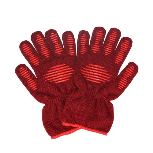 Fireproof BBQ Retardant Oven Gloves Multi-Purpose Extreme Heat Resistant 350℃ Grill Kitchen Cooking Barbecue Glove