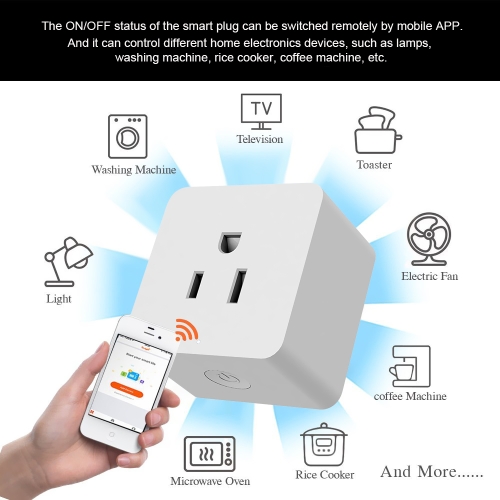 Wifi Smart Home Plug Mini Wireless Socket Us Timer Switch Power Remote Control Appliance From Anywhere By Phone App Support For Amazon Alexa Echogoogle No Hub Required huismerk kopen in de aanbieding Wifi Smart Home Plug Mini Wireless Socket Us Timer Switch Power Remote Control Appliance From Anywhere By Phone App Support For Amazon Alexa Echogoogle No Hub Required huismerk kopen in de aanbieding