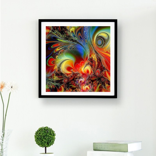 

5D DIY Diamond Painting Colorful Mandala Pattern Rhinestone Patchwork Wall Room Decoration