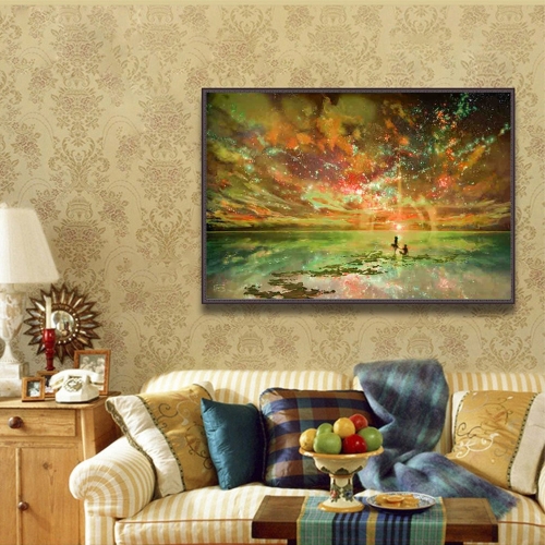 

5D DIY Diamond Painting Beautiful Sunglow Sunset Rhinestone Embroidery Home Decor Gift