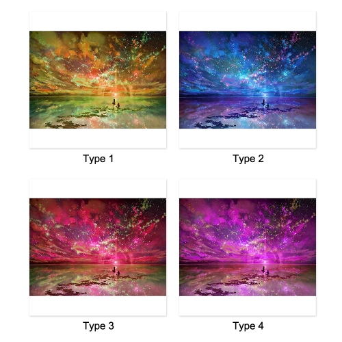 

5D DIY Diamond Painting Beautiful Sunglow Sunset Rhinestone Embroidery Home Decor Gift