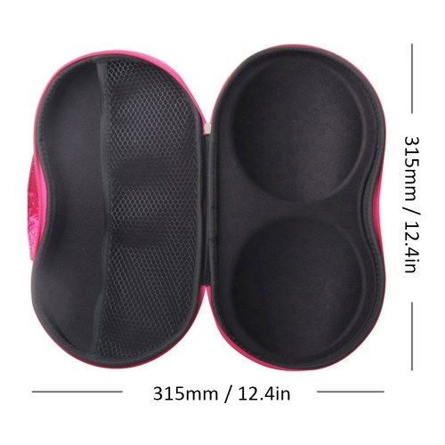 

Colorful Pattern Underwear Storage Box Portable Bra Bag with Mesh and Handle for Travel Fitness