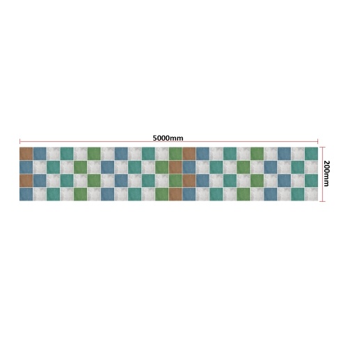 

Checkered Mosaic Wall Sticker