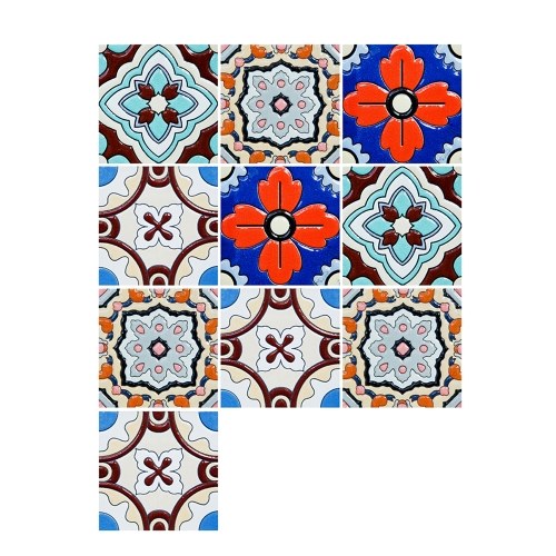 

10 Pcs/Set Self Adhesive Tile Stickers