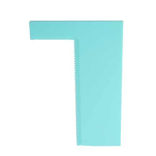 

1 Pcs Plastic Sawtooth Cake Scraper