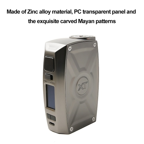 Teslacigs XT 220W Box Mod 510 Thread Electronic Cigarette Box Vape Mod With Colorful Light E-Cigarette 18650 Battery Not Included