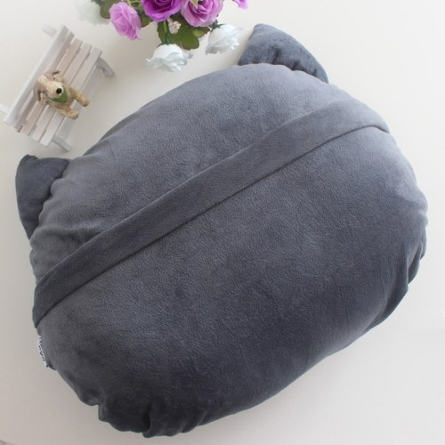 

Cute Plush 3D Animals Head Shape Throw Pillow