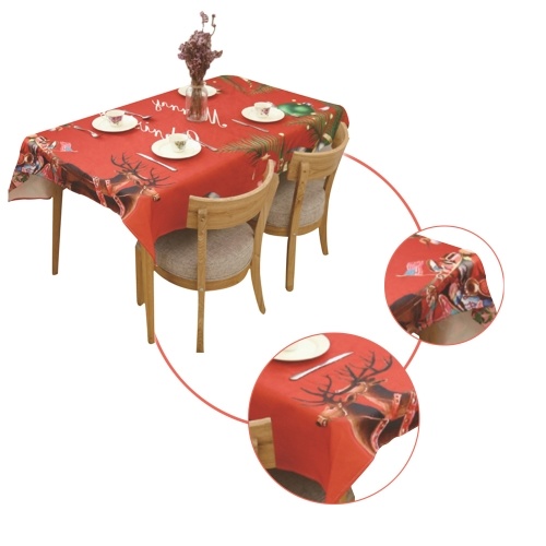 

Christmas Table Cloth Dining Table Decoration