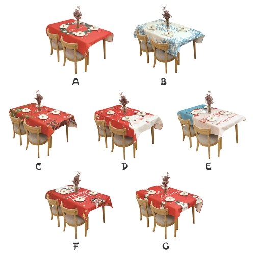 

Christmas Table Cloth Dining Table Decoration
