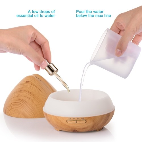 

Honey Peach Shape Aroma Essential Oil Diffuser Grain LED Light Office Bedroom Home Water Spray Humidifier