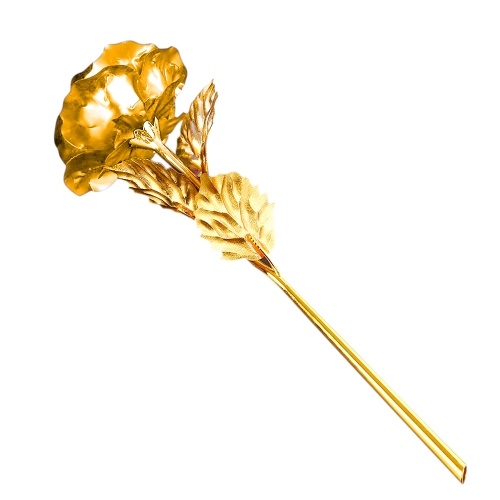 

Beautiful Elegant Everlasting Gold-Plated Rose Flower