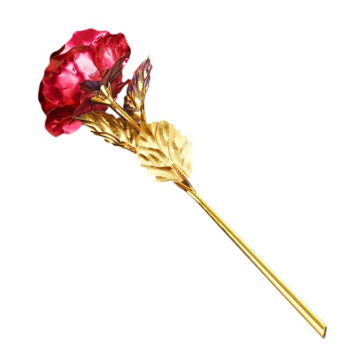 

Beautiful Elegant Everlasting Gold-Plated Rose Flower