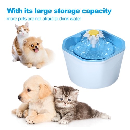 

1.6L Automatic Cat Water Fountain Electric Pet Drinker Bowl Dispenser