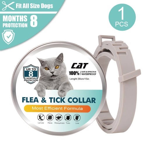 

Flea Collar for Cats 8-month Flea and Tick Prevention for Cats 3 Months of Age and Older