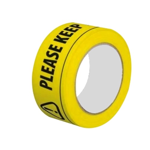 

Social Distancing Stickers Tape Roll Warning Caution Safety Tape Floor Decals Self-Adhesive Protective Warning Tape for Indoor & Outdoor