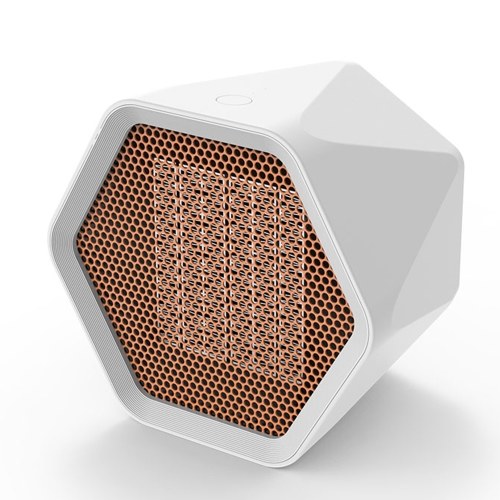 Desk Hexagon Heater Fan 3 Seconds Heat Adjustable for Home Office