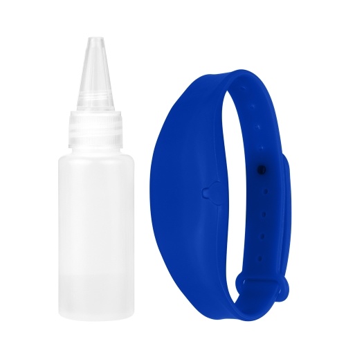 

Wristband Hand Dispenser Refillable Silicone Bracelet for Hand Washing