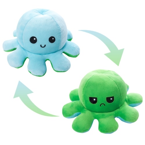 

Reversible Octopus Shaped Plush Toy