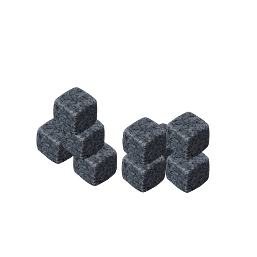 9PCS Whiskey Stones Set (granite)