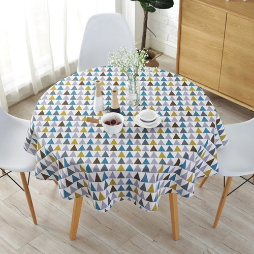 

Northern Europe Style Terylene&Cotton Mixed Round Table Cloth