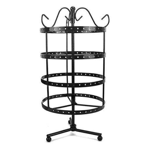 

Metal 4-layer Round Rotating Jewelry Display Stand