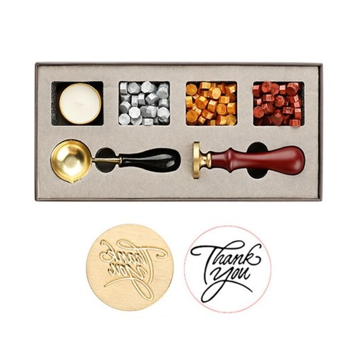 Retro Letters Wax Seal Stamp Set