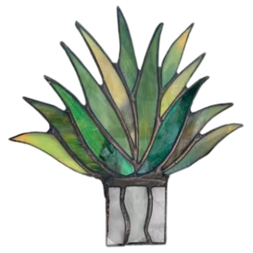 Mini Acrylic Aloe Plant Garden Ornaments for Home Furnishings