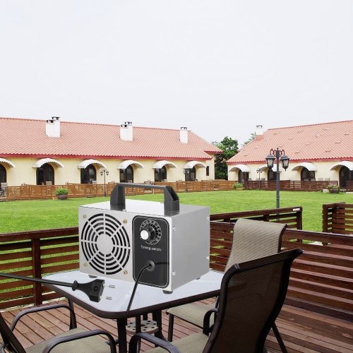 Ozone Generator 28g/h Ozone Machine O3 Air Purifier Air Deodorizer for Home Kitchen Office Car 