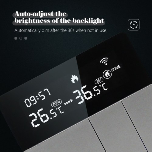 WIFI Smart Thermostat with LCD Display Smart Heating Radiator Thermostat 