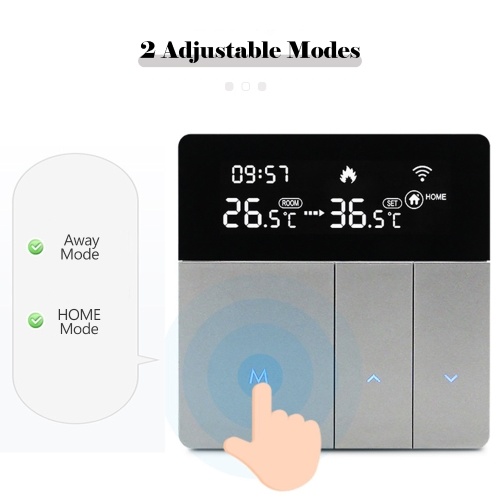 WIFI Smart Thermostat with LCD Display Smart Heating Radiator Thermostat 