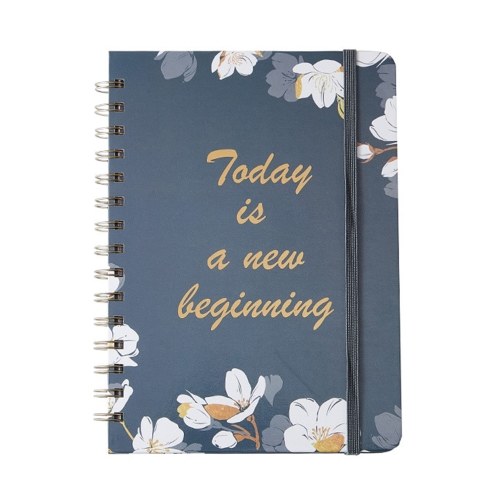 

A5 Notebook School Diary 2022 Notebook With Daily Schedule 186 Pages Spiral Exercise Books
