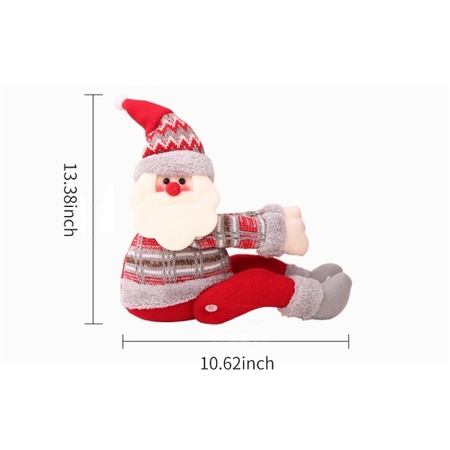 

Christmas Curtain Buckle Santa Claus Curtain Tieback Hold Back Fastener for Festival Xmas Holiday Home Window Decoration