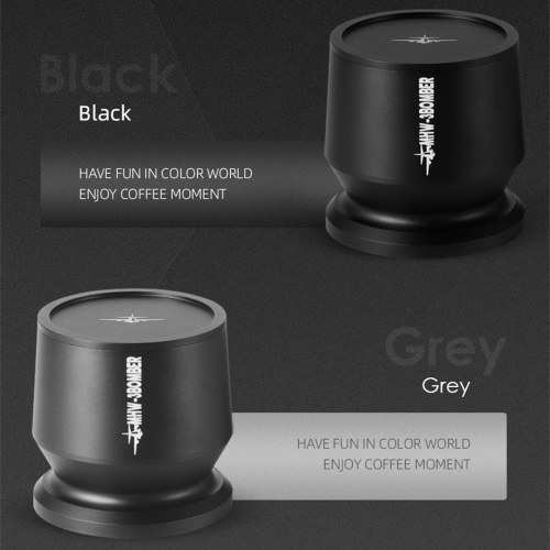 MHW-3BOMBER 51-54mm Aluminium Alloy Coffee Powder Picker Dosing Cup with Dosing Ring  Blind Shaker Coffee Powder Receiver Container Press Coffee Espresso Distribution Tool Fits 51-54mm Portafilter 