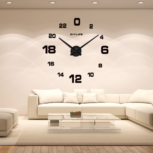 

Современные 3D DIY настенные часы кварцевые часы большие часы Horloge акрилового стекла зеркальный эффект для дома Декор украшением гостиной