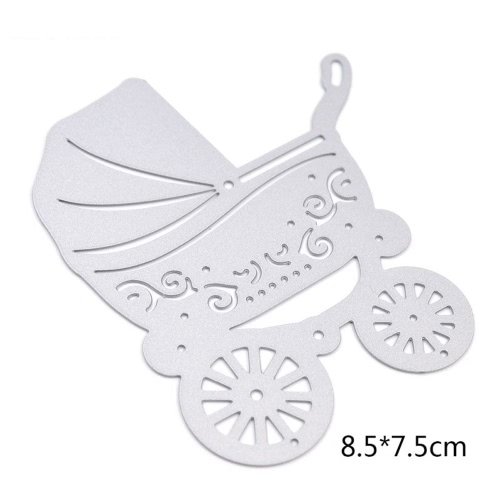 

Metal Baby Stroller Carbon Steel Template Embossing Cutting Dies Stencil Scrapbooking Decorative DIY Craft Paper Card