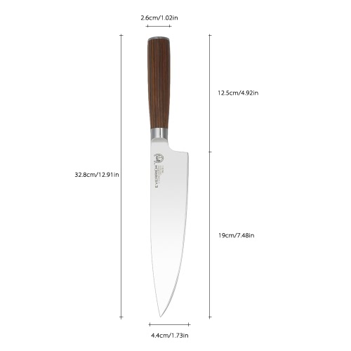 

Professional Chef Knife Kitchen Knife Fruit Knife with Storage Case Chef's Knives