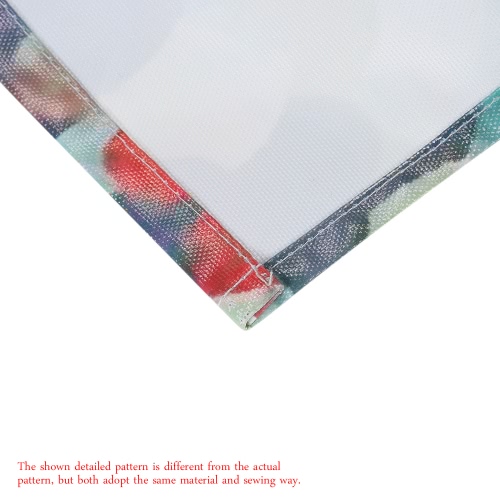 

33'' * 55'' Chinese Style Doorway Curtain Canvas Room Door Privacy Noren Curtain Tapestry Home Decoration with Tension Rod--Lotus