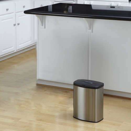 

NINESTARS 2.1 Gallon Touchless Sensor Automatic Trash Can Smart Sensor Touchless Garbage Can Dust Bin Trash Bin