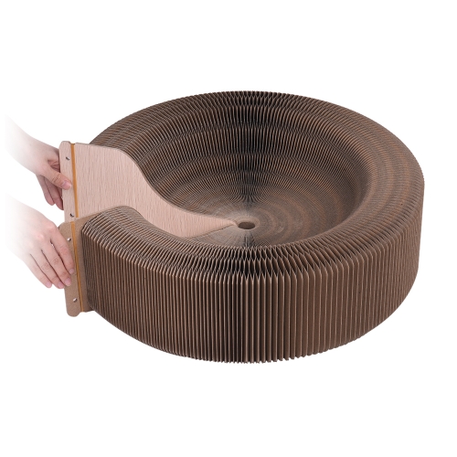 

Collapsible Cat Scratching Cardboard Corrugated Board Bed Lounge Toys for Kitten