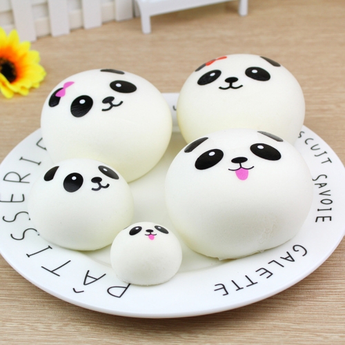 

Exquisite Fun Soft Panda Cartoon Squishy Slow Rising Squeeze Toy Phone Straps Ballchains Simulation Kawaii Squishies Cream Scented Fidget Toys for Kids and Adults Random Style φ4cm