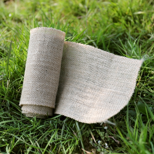 

Рубашки из льна из льна из гвоздики Hessian Vintage DIY Ornament Burlap Home Decor День рождения / Свадебная вечеринка