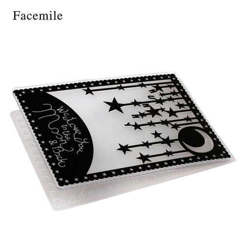 

1PCS Decorative Frame Embossing Folder Plastic Template Textured Impressions for Scrapbooking Photo Card Craft Making Cake Decoration