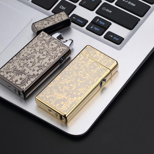

Двойные импульсные дуги USB Металлические перезаряжаемые электронные ветрозащитные беспламенные зажигалки