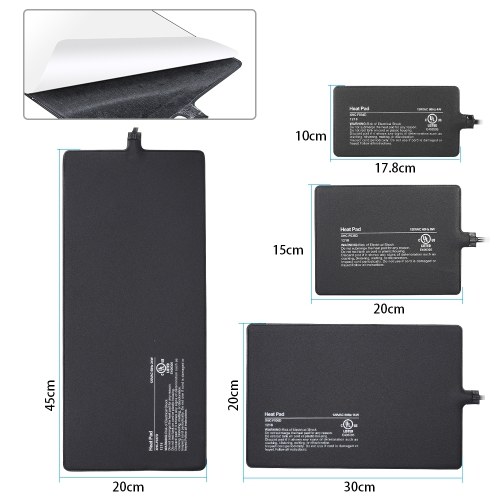 

Reptile Indoor or Outdoor Heated Pet Pad PVC Material PTC Function Heating Mat Warming Bed for Dog Cat Bunny Style 1